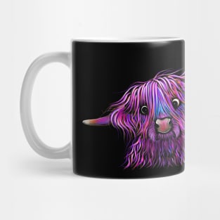 HiGHLaND CoW PRiNT SCoTTiSH ' HuCKLeBeRRY ' BY SHiRLeY MacARTHuR Mug